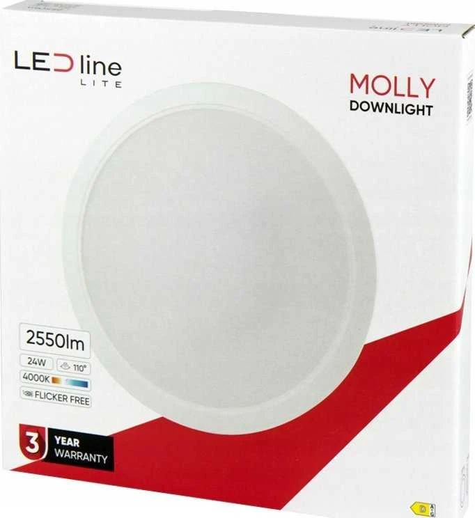 Led_Line Įmontuojamas šviestuvas LED Line MOLLY, 24W, 4000°K, LED