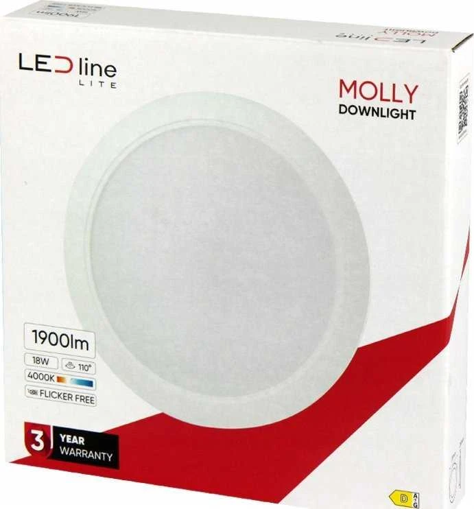 Led_Line Įmontuojamas šviestuvas LED Line MOLLY, 18W, 4000°K, LED