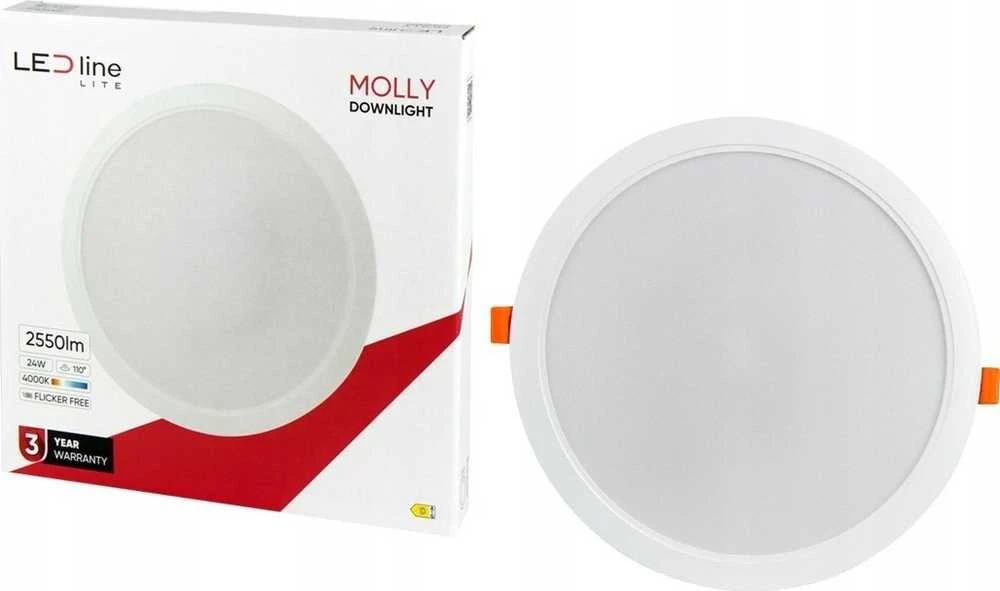 Led_Line Įmontuojamas šviestuvas LED Line MOLLY, 24W, 4000°K, LED