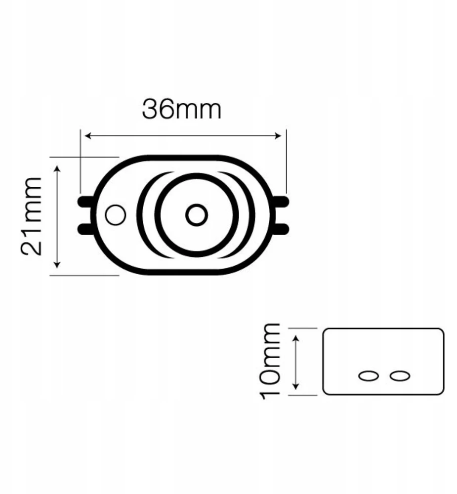 LED modulis, 12Vdc, 1.0W, OSRAM SMD, 95lm, 170°, 6500K IP65, LED line