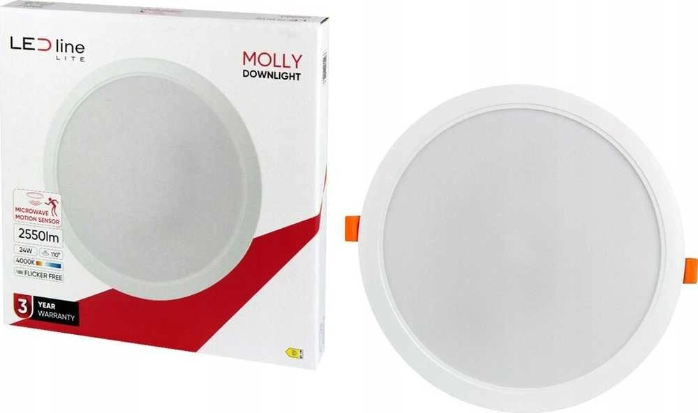 Led_Line Įmontuojamas šviestuvas LED Line MOLLY, 18W, 3000-6000°K,LED