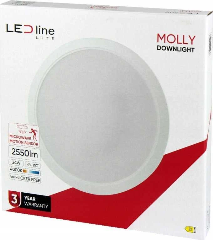 Led_Line Įmontuojamas šviestuvas LED Line MOLLY, 18W, 3000-6000°K,LED