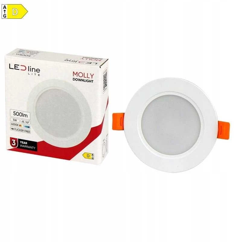 Led_Line Įmontuojamas šviestuvas LED Line MOLLY, 5W, 4000°K, LED