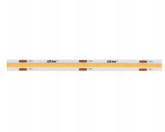LED juosta 24Vdc, 18W/m, COB 480LED/m, 1520lm, šaltai balta 6500K, IP20, 180°, LED LINE