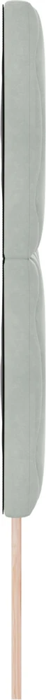 LED galvūgalis Šviesiai pilka 144 cm Aksomas