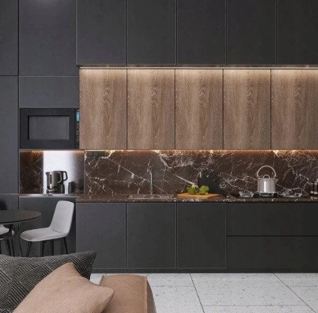 Eco Light Profil Led R02 kampinis Eco Light EC20624 2m aliuminis baltas + gaubtas pieninis