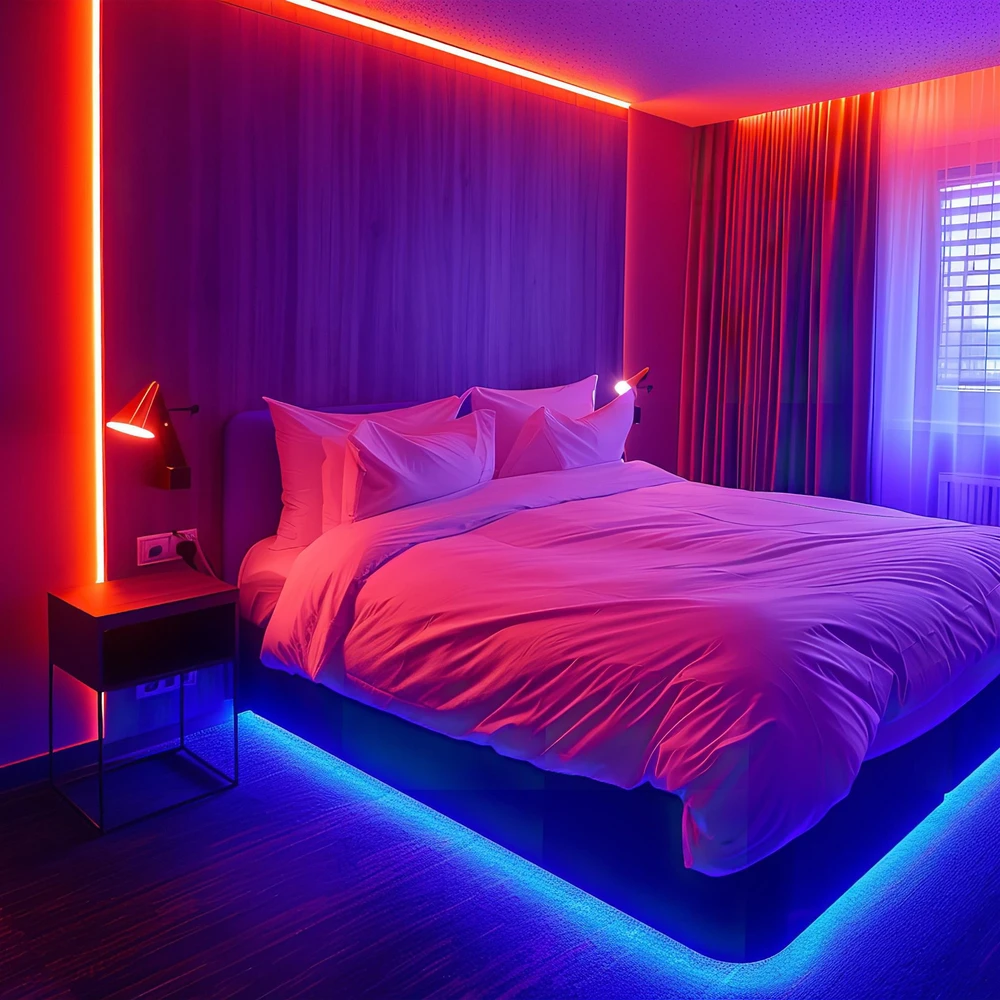 Carruzzo LED juosta Avide 16W RGB 5m WIFI+Music control, su pultu, IP65