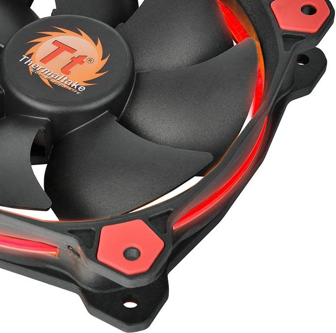 „Thermaltake Riing 12“ raudona