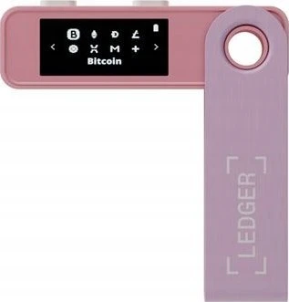 Aparatinė piniginė kriptovaliutoms Ledger Nano S Plus Pastel Rožinė