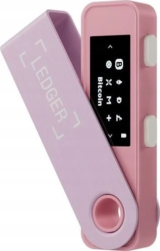 Aparatinė piniginė kriptovaliutoms Ledger Nano S Plus Pastel Rožinė