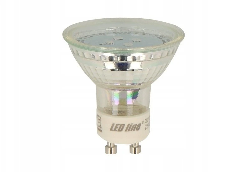 Lemputė LED GU10 230V 1W 80lm neutraliai balta 4000K, LED line