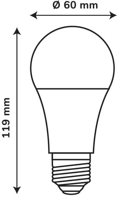 Led Line Lemputė LED E27 230V 15W A65 1515lm neutraliai balta, LEDOM