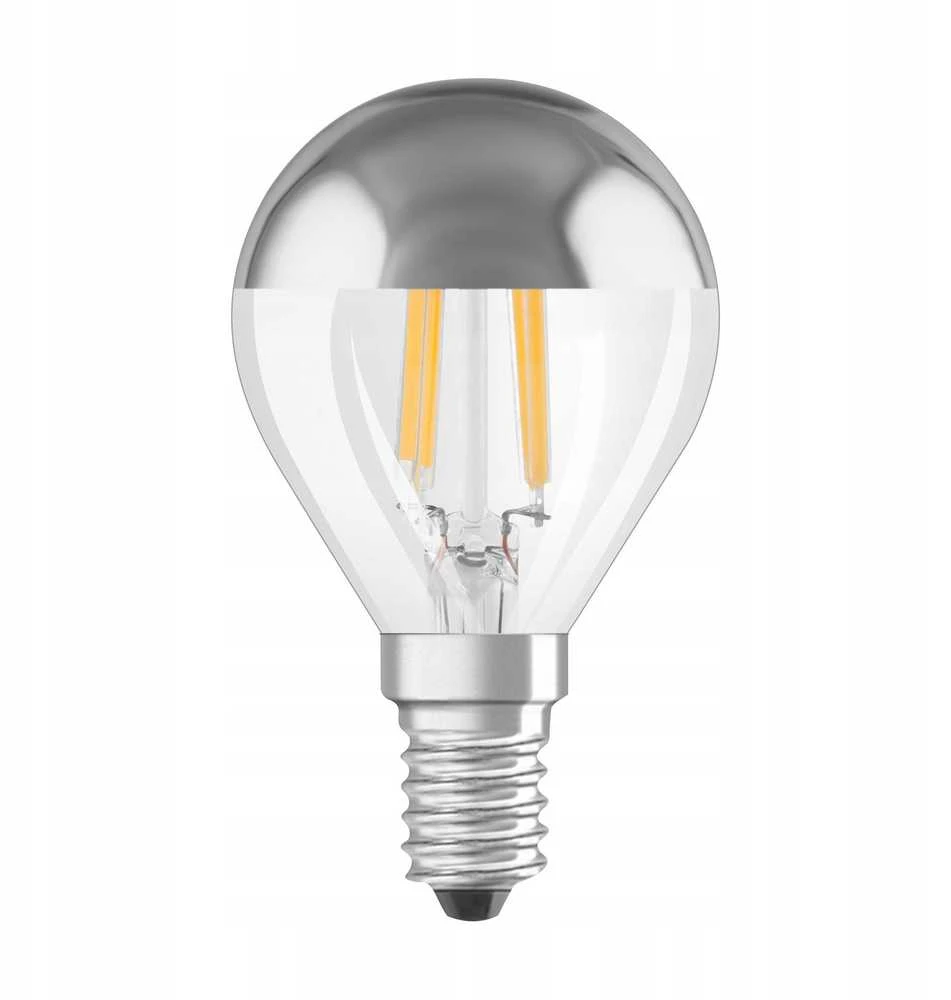 LED lempa Osram Filam, MIRROR, P45, 4W, E14, 2700K, 350lm
