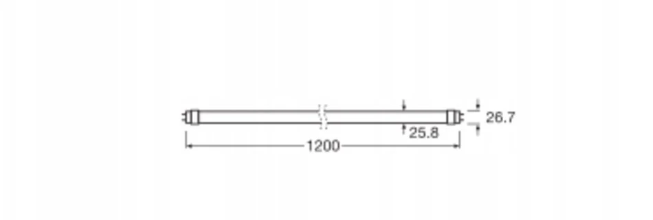 LED LEMPUTĖ T8 36 EM 1200 15W 840 OSRAM