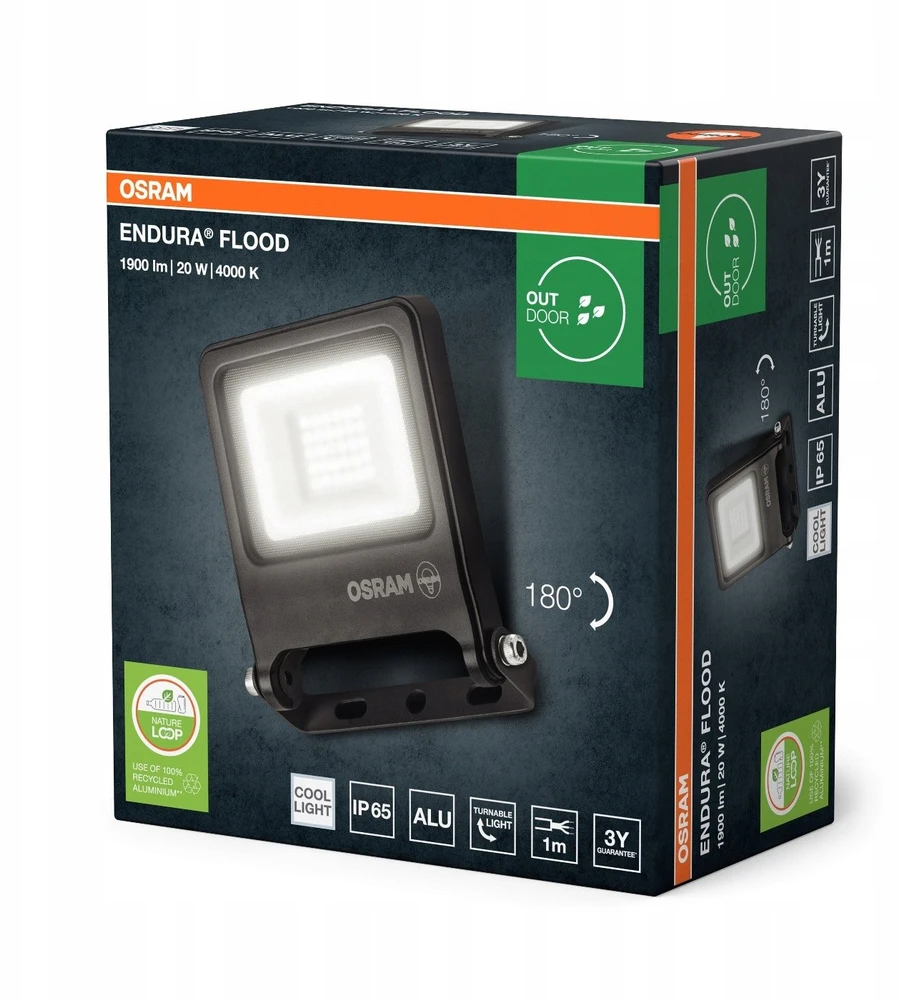 Osram Ledvance Lauko Prožektorius Endura LED 20W/840, 1700lm, IP65