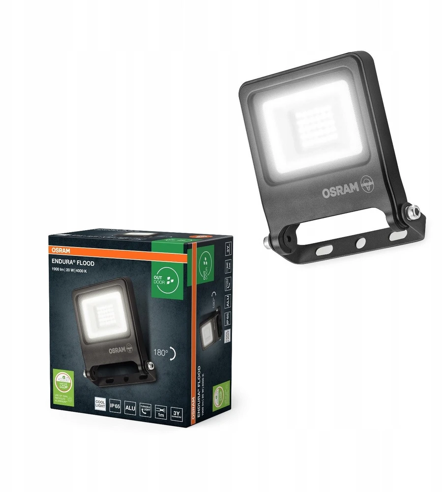 Osram Ledvance Lauko Prožektorius Endura LED 20W/840, 1700lm, IP65