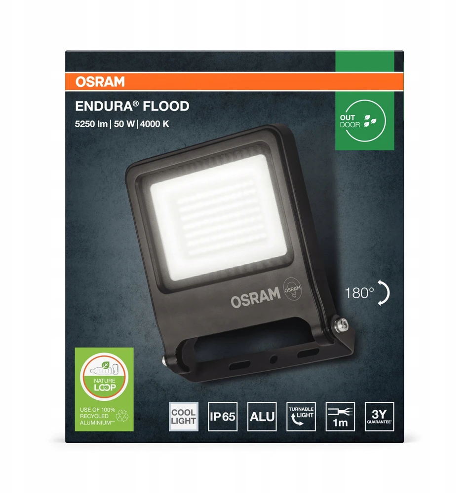 Ledvance Lauko Prožektorius Endura LED 50W/840M, 4500lm, IP65