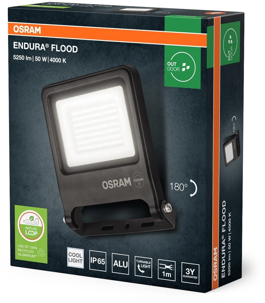 Ledvance Lauko Prožektorius Endura LED 50W/840M, 4500lm, IP65
