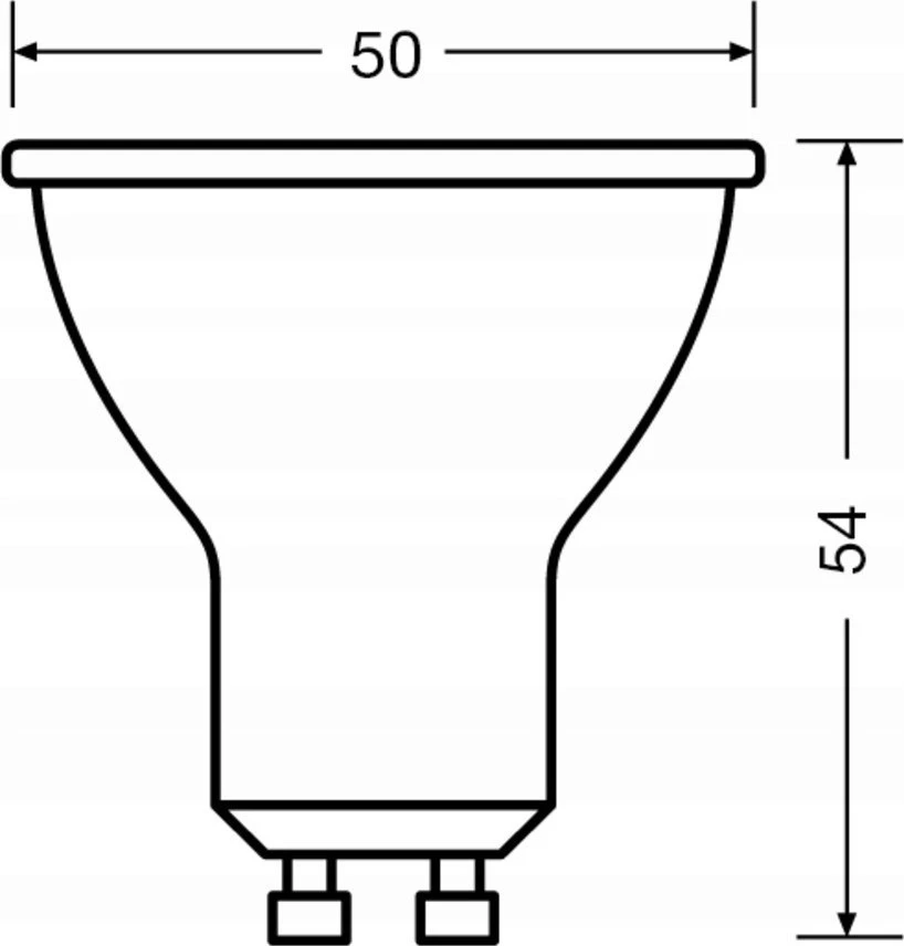 Osram 6,9W LED lemputė VALUE, GU10, PAR16, 60°, 3000K