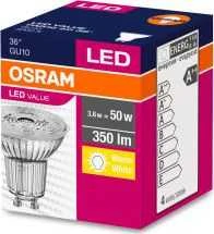 Osram Ledvance LED lemputė 3,6 W/830 GU10 VERTĖ PAR16 50 Nepritemdytas 36st
