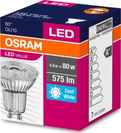 Osram 6,9W LED lemputė, GU10, 4000K