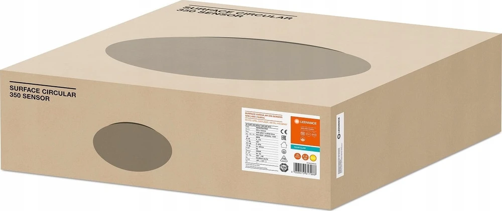 Lubinis šviestuvas Osram Plafonas CIRCULAR 350, su judesio davikliu 18 W 4000 K IP44 WT