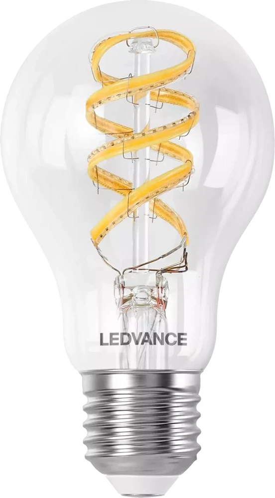 LEDVANCE SMART+ MATTER filamentinė daugiaspalvė klasikinė A40 4,8 W - E27 išmanioji lemputė
