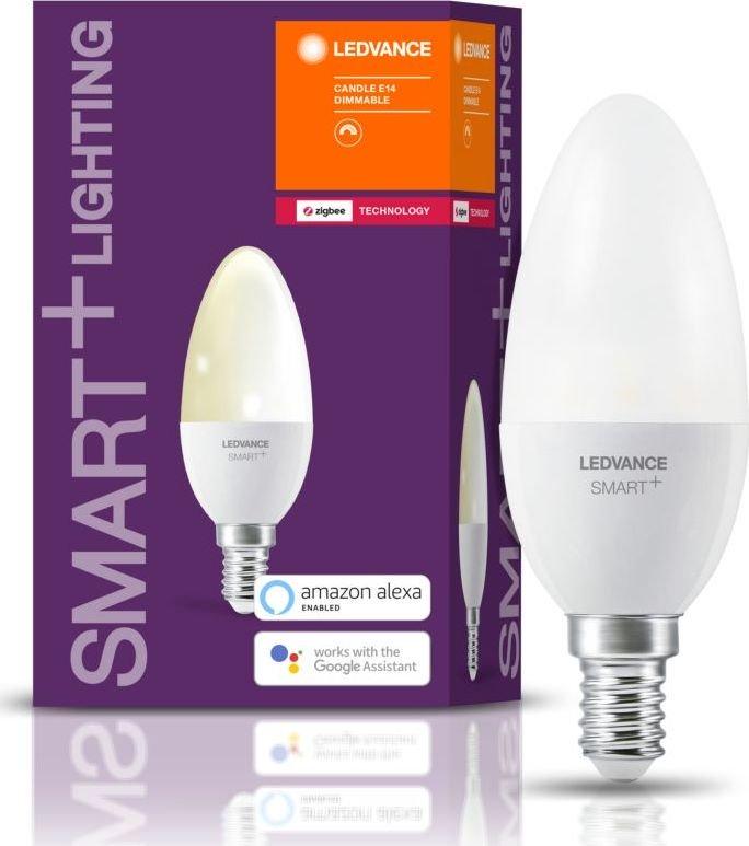Ledvance 4,9W LED lemputė SMART+ žvakė pritemdoma 40, E14, 2700K