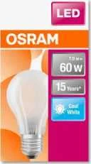 LED lemputė OSRAM, A60, E27, 6,5 W, 806 lm, 4000 K