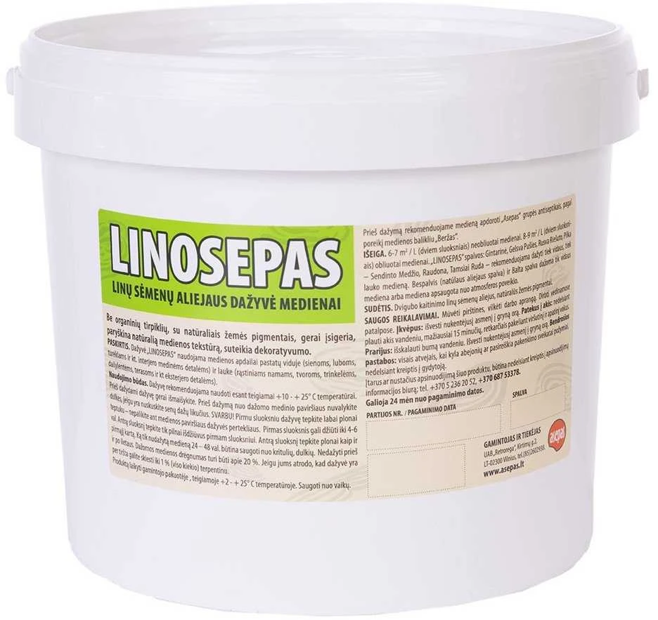 LEGO FINISHING AGENT LINOSEPAS COLORLESS 5L