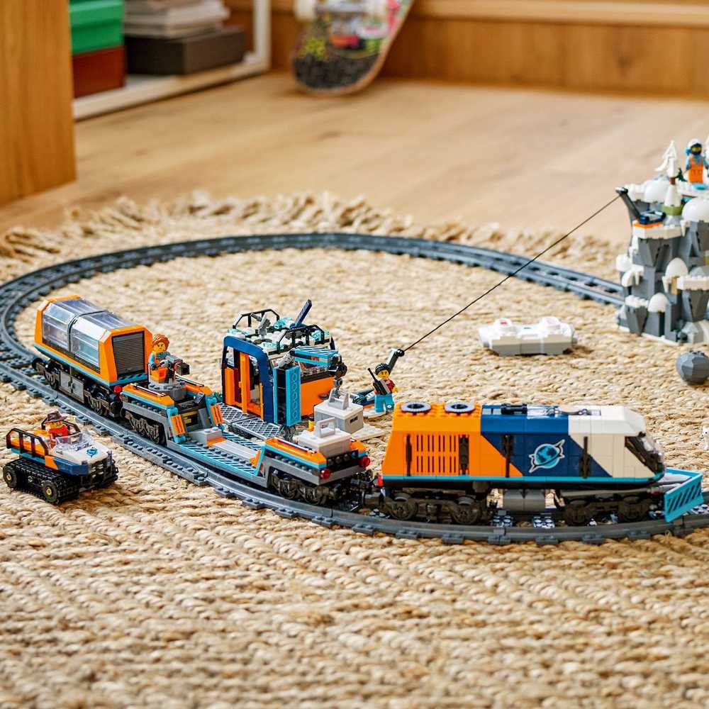 LEGO® Klocki Miesto blokai Arkties tyrinėtojų poliarinis ekspresas 60470