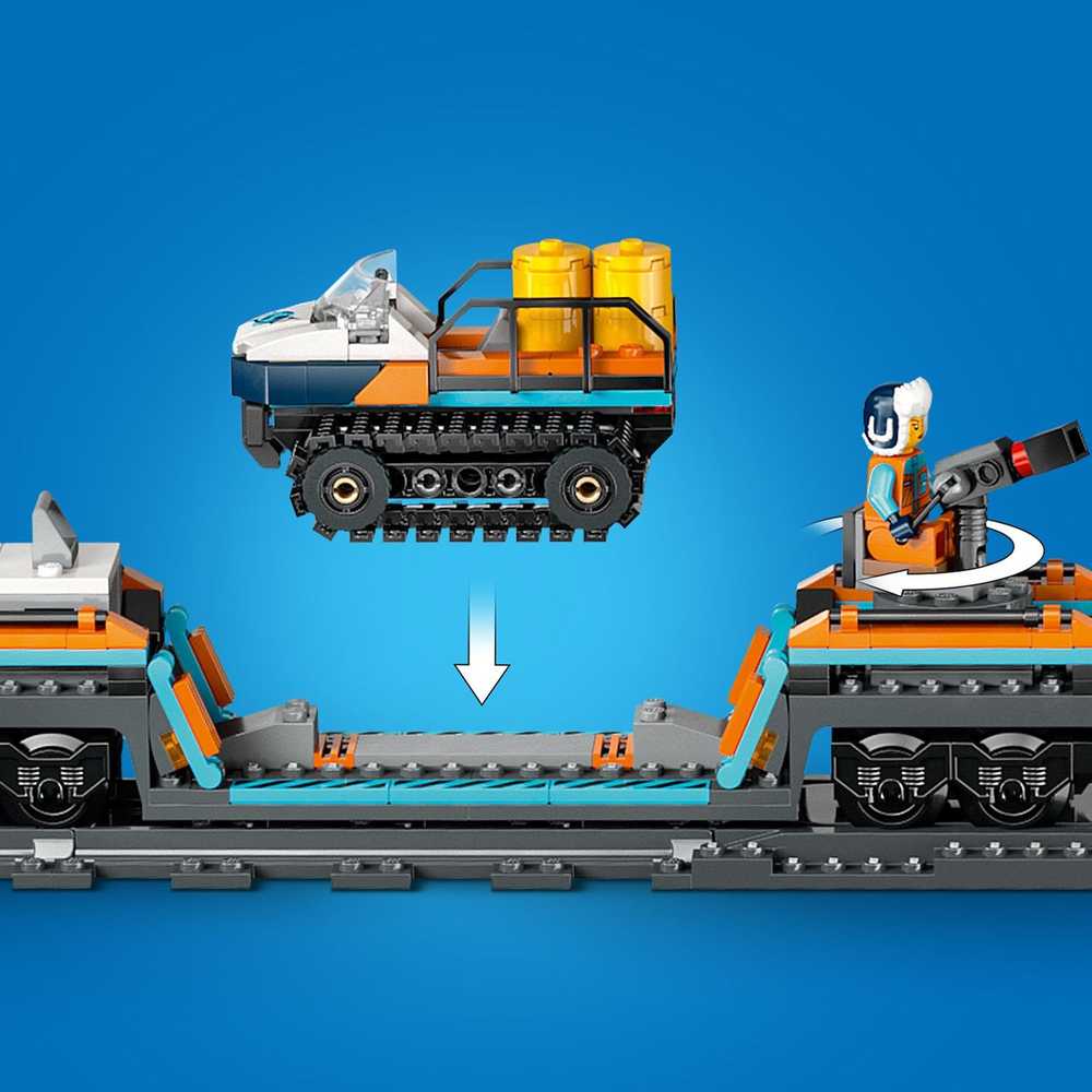 LEGO® Klocki Miesto blokai Arkties tyrinėtojų poliarinis ekspresas 60470
