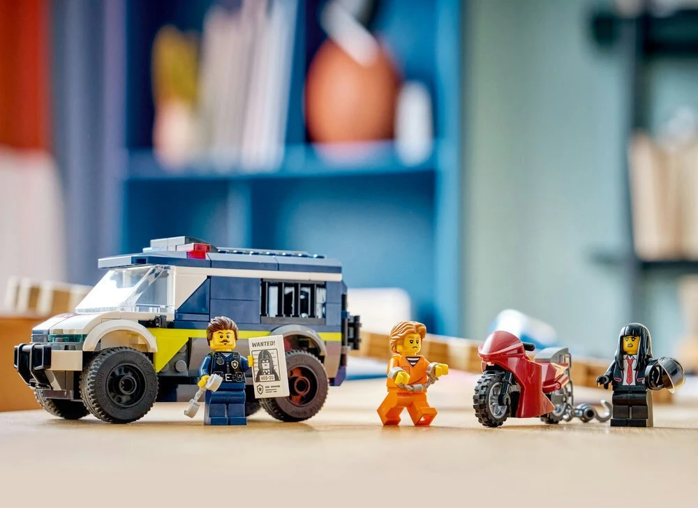 „LEGO® City“ policijos kalinių gabenimo furgonas, konstravimo žaislas, 60479