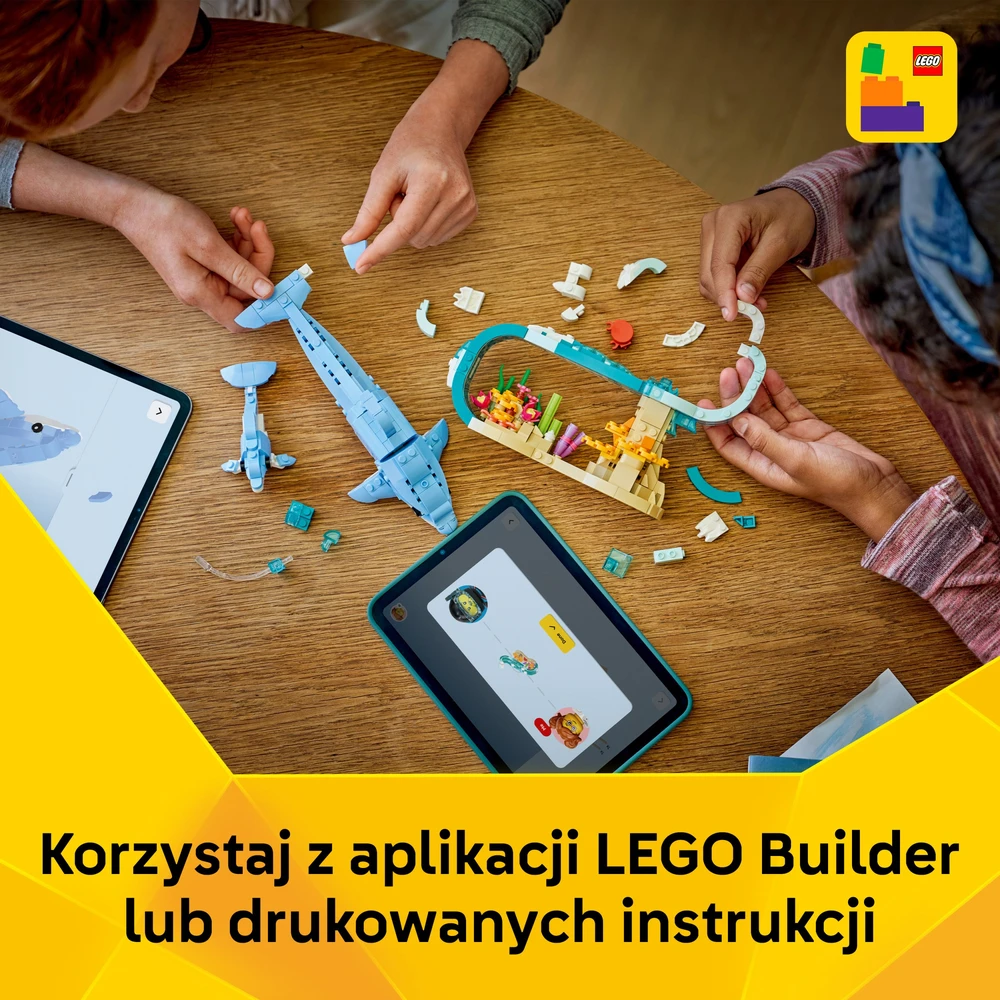 LEGO® Creator 3 in 1 Jūrų gyvūnai: gražūs delfinai 31385