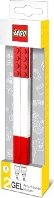 LEGO Geliniai rašikliai (2 vnt.) Raudon