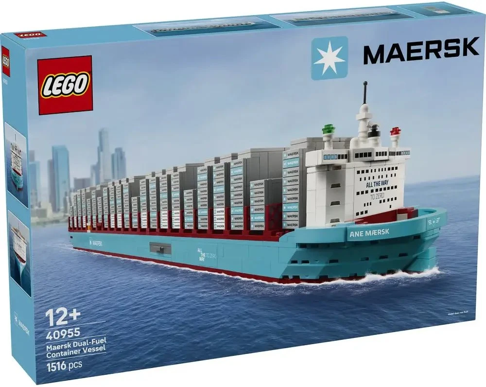 LEGO Kontenerowiec su Napędem Dual-Fuel Maersk 40955