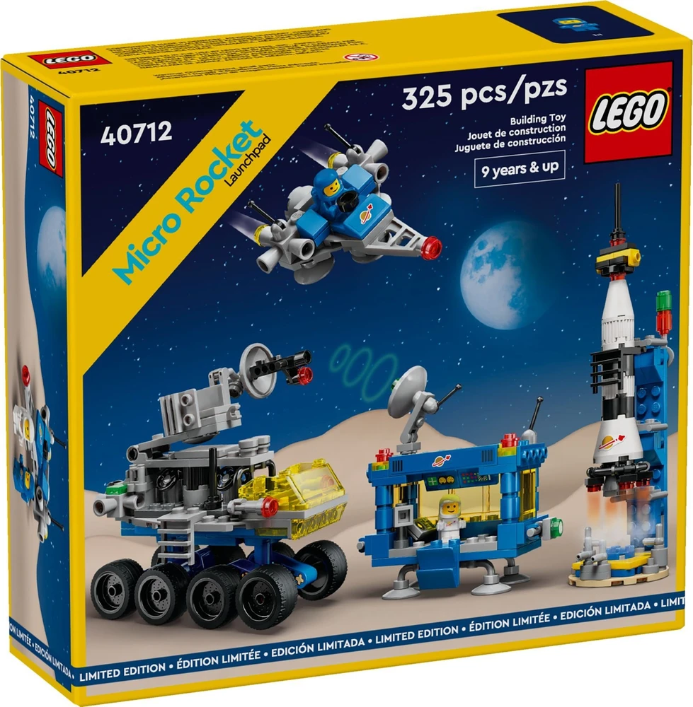 Konstravimo Rinkinys - LEGO Micro Rocket Launchpad, 325 Dalių, 150 Mm 40712