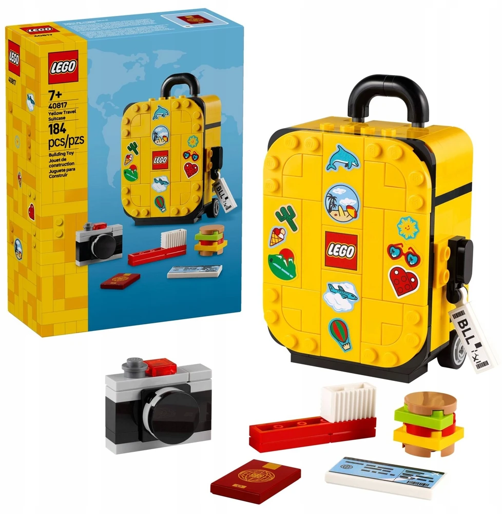 LEGO Geltona kelioninė lagaminas 40817