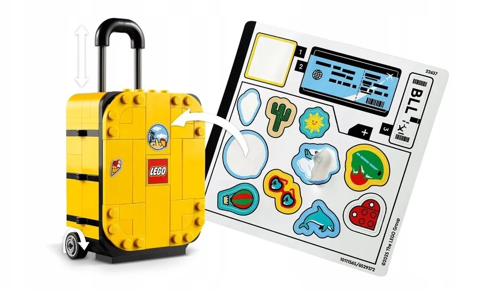 LEGO Geltona kelioninė lagaminas 40817