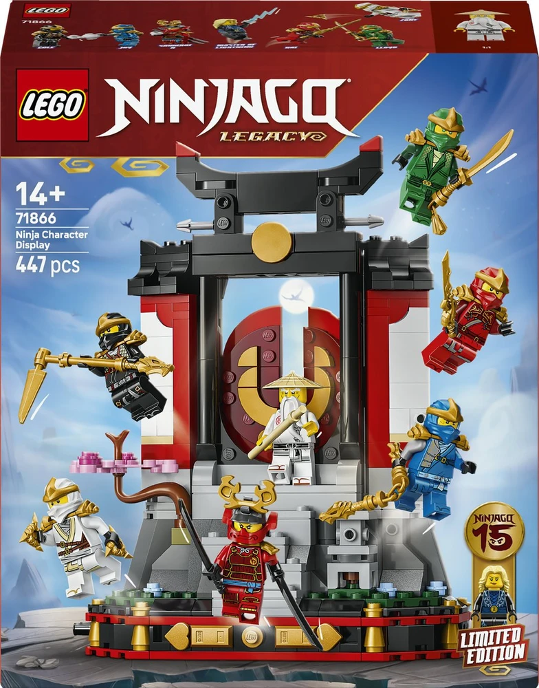 LEGO Ninjago Ozdoba su postaciami ninja — 15-lecie 71866