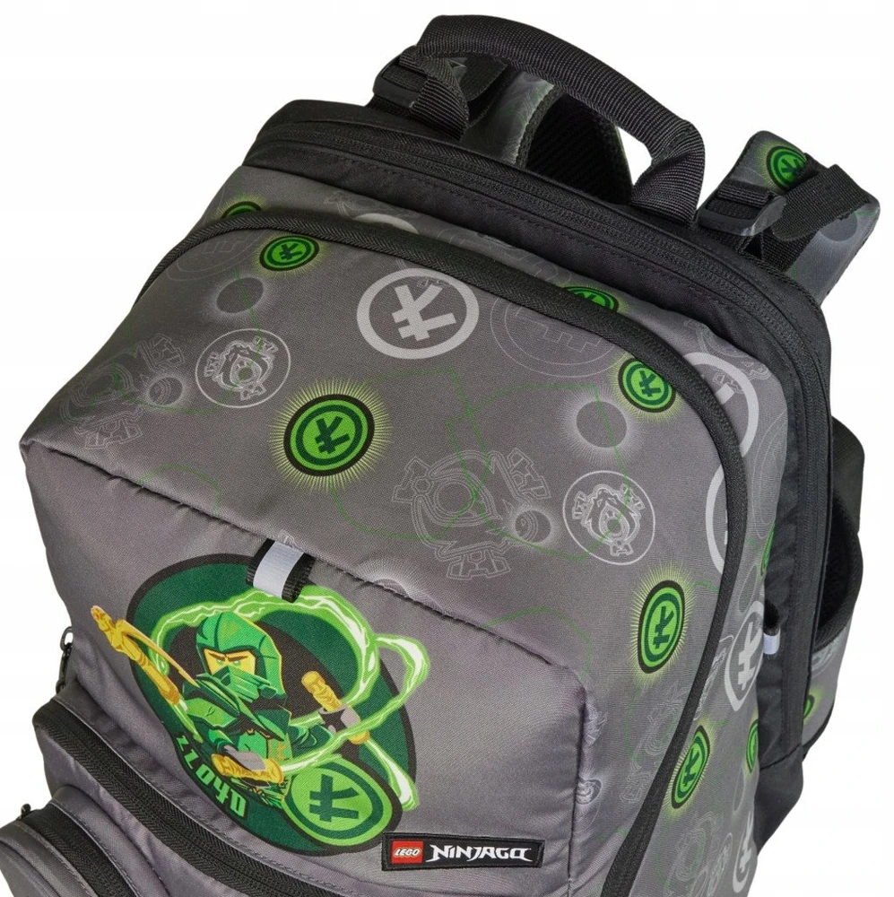 LEGO LEGO Ninjago Peterseno mokyklinė kuprinė pilka Vienas dydis 20209-2501