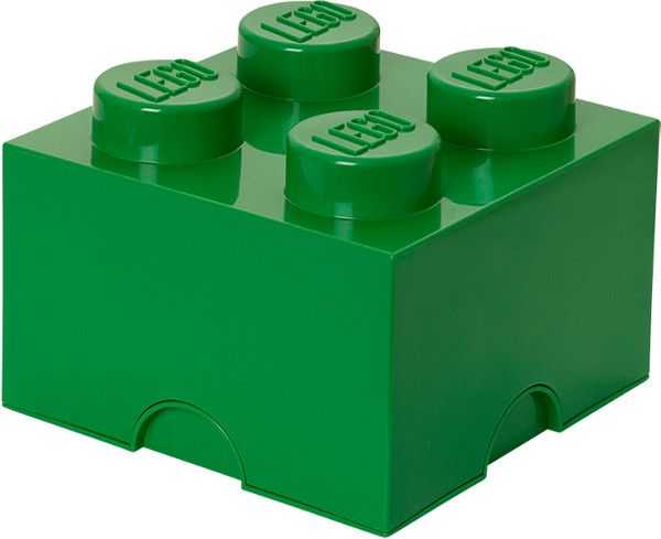 LEGO Storage Brick 4 žalia