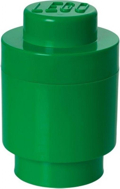 LEGO Storage Brick 1 Round žalia