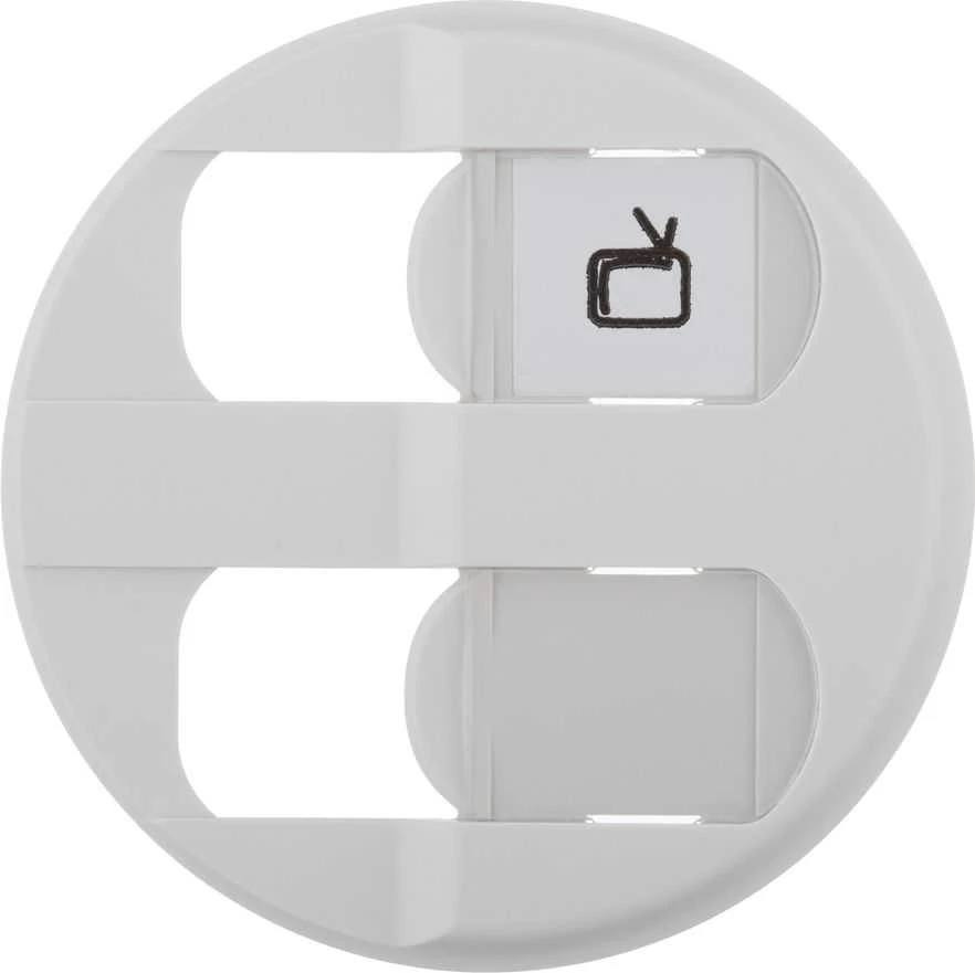Legrand Celiane telekomunikacijų lizdo ženklelis baltas - 068252