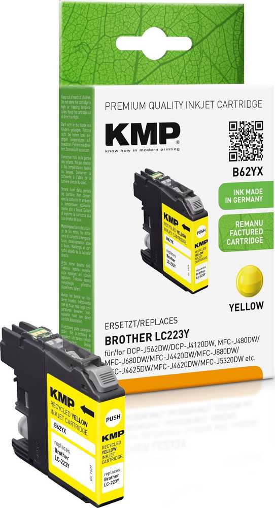 Legrand KMP B62YX rašalo kasetė 1 vnt. Pakaitinis geltonas
