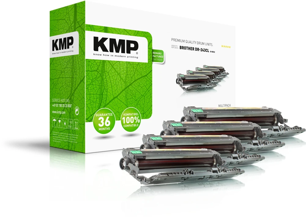 Legrand KMP 1268,7005 MultiPack juoda, cyan, magenta, geltona pakeičia Brother DR243CL