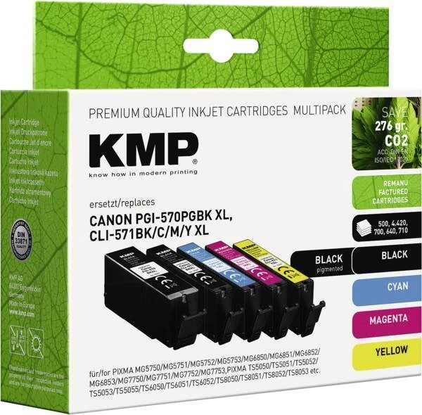 Legrand KMP kelių pakuočių pakuotė pakeičia 0318C004 Canon PGI-570/CLI-571 XL