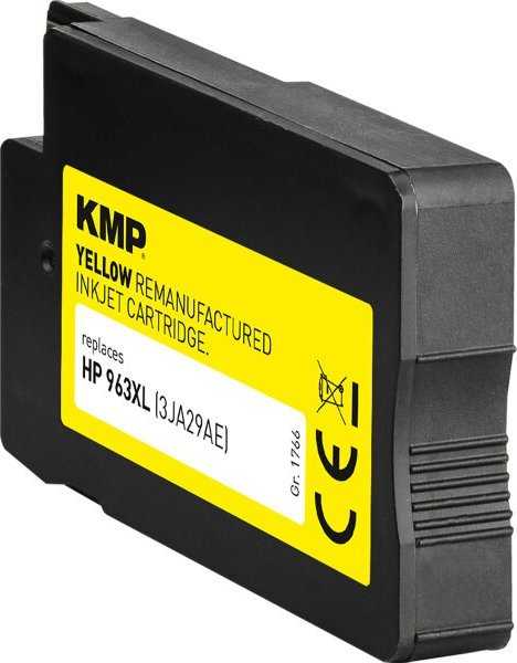 Legrand KMP rašalo kasetė geltona, suderinama su HP 3JA29AE 963 XL