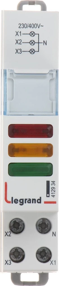 SIGNALIZAVIMO LEMPUTĖ LED LE-412934 MONTAVIMAS ANT BĖGIO DIN (TS-35) LEGRAND