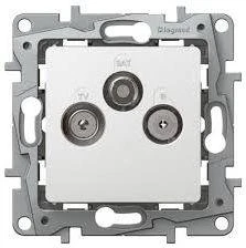 Legrand GN.TV-RD-SAT KOŃ.GWIA.1,5DB Baltas NILO